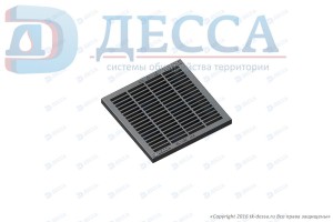 Решетка водоприемная к дождеприемнику 285х285 пластиковая (2080-д)